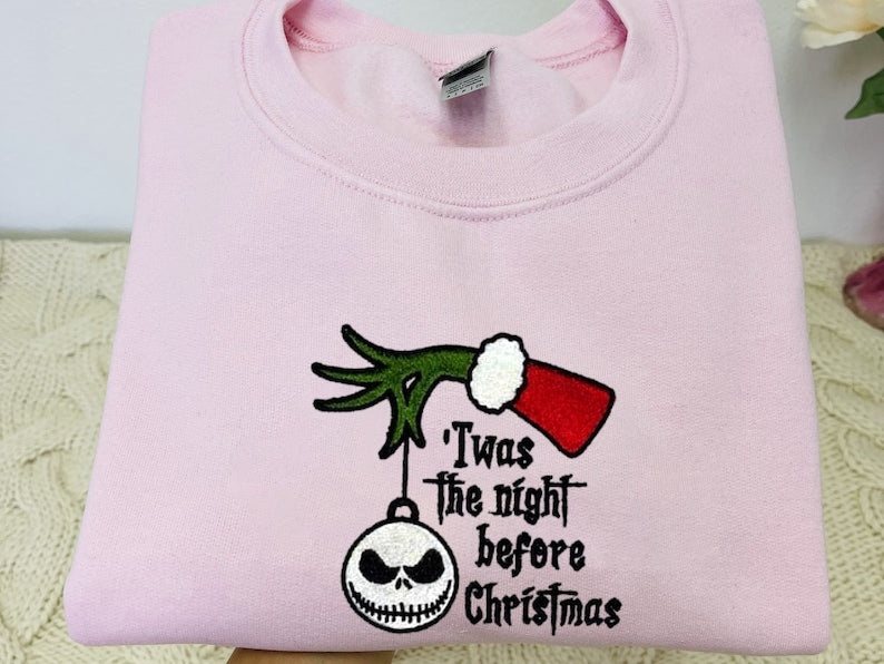 Jack Skellington Twas The Night before Christmas Shirt