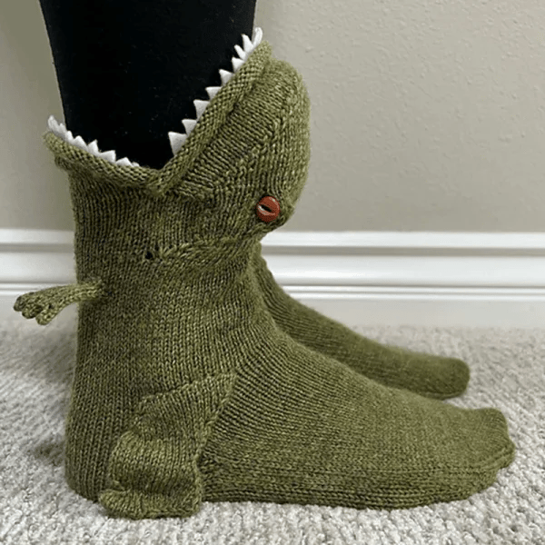 🌲Early Christmas Sale 49%🔥- 3D Knit Crocodile Socks